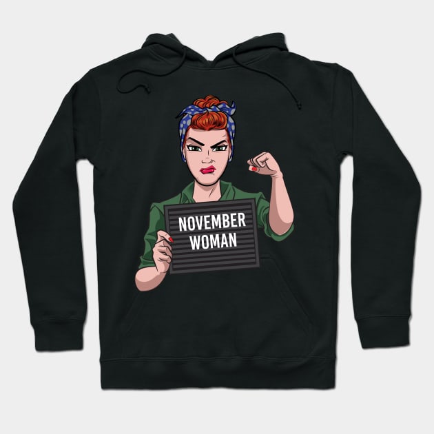 November Woman Hoodie by Surta Comigo